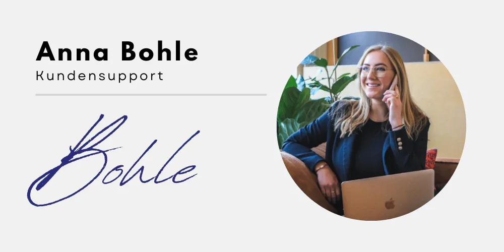 Anna Bohle — Kundensupport