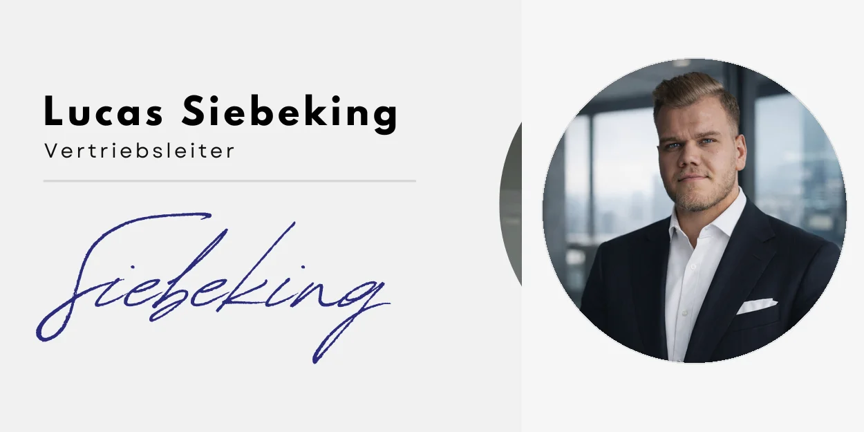 Lucas Siebeking — Vertriebsleitung