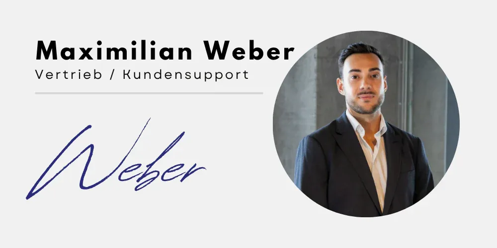 Maximilian Weber — Vertrieb